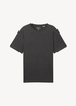 Tom Tailor C Neck T Shirt Black Grey Melange - 1043417-10617