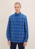 Tom Tailor Shirt Hockey Blue Colorful Check
