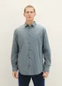 Tom Tailor Shirt With An All Over Print Grey Mint Geometric Design