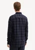 Tom Tailor Shirt In A Checked Pattern Navy Tonal Check