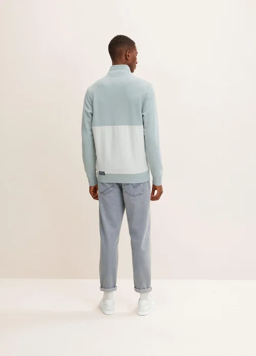 Tom Tailor Sweat Jacket Light Ice Blue