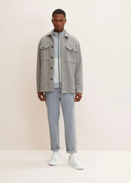 Tom Tailor Sweat Jacket Light Ice Blue
