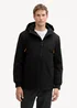Tom Tailor Water Repellent Hooded Jacket Black