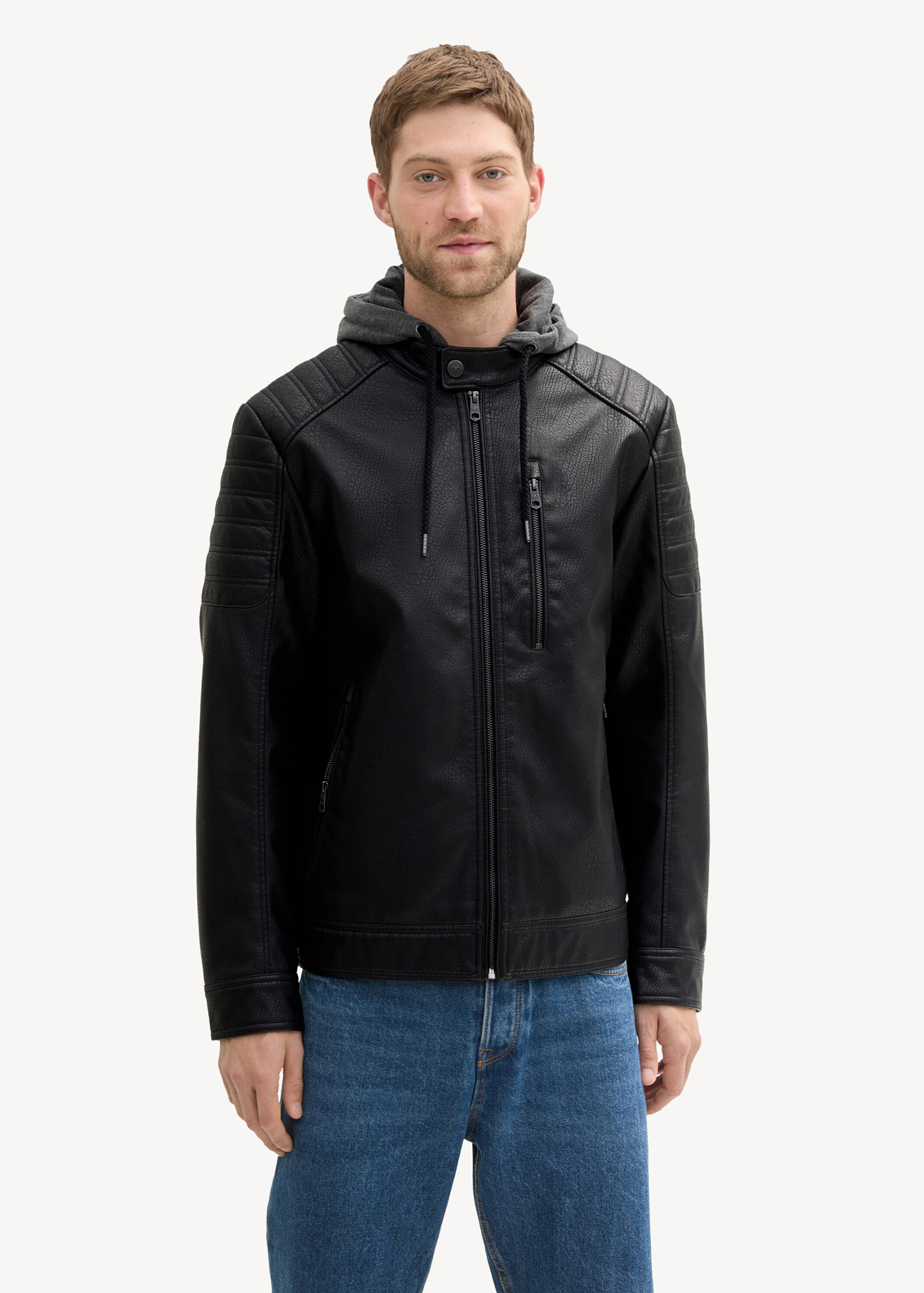 Tom Tailor Moto Jacket Black - 1041317-29999