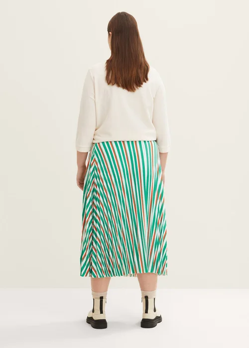 Tom Tailor Skirt Stripe Green