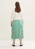 Tom Tailor Skirt Stripe Green