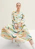 Tom Tailor Dress Colorful Wavy Design