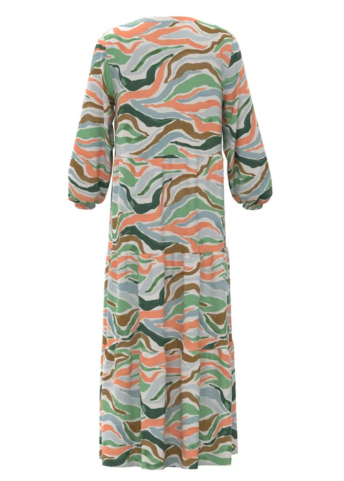 Tom Tailor Dress Colorful Wavy Design