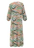 Tom Tailor Dress Colorful Wavy Design