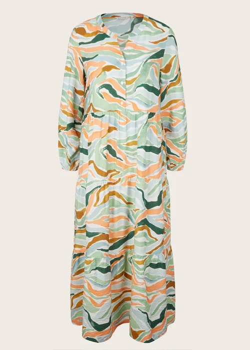 Tom Tailor Dress Colorful Wavy Design
