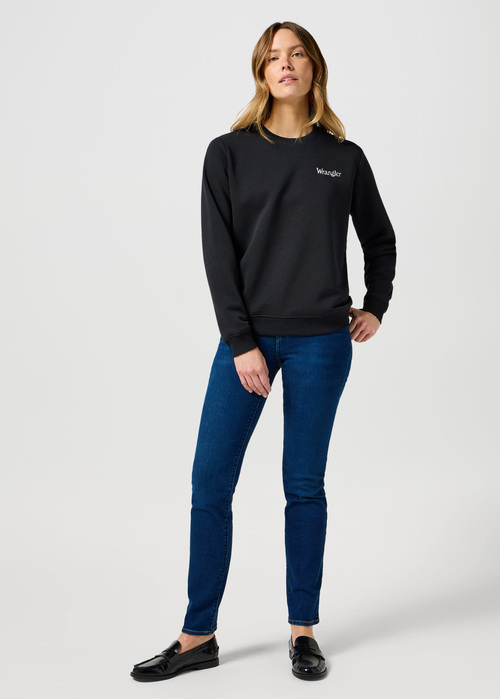 Wrangler Regular Sweat Black