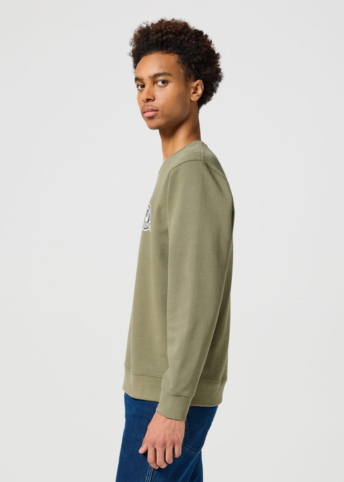 Wrangler Graphic Sweatshirt Dusty Olive - 112358371