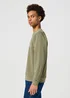 Wrangler Graphic Sweatshirt Dusty Olive