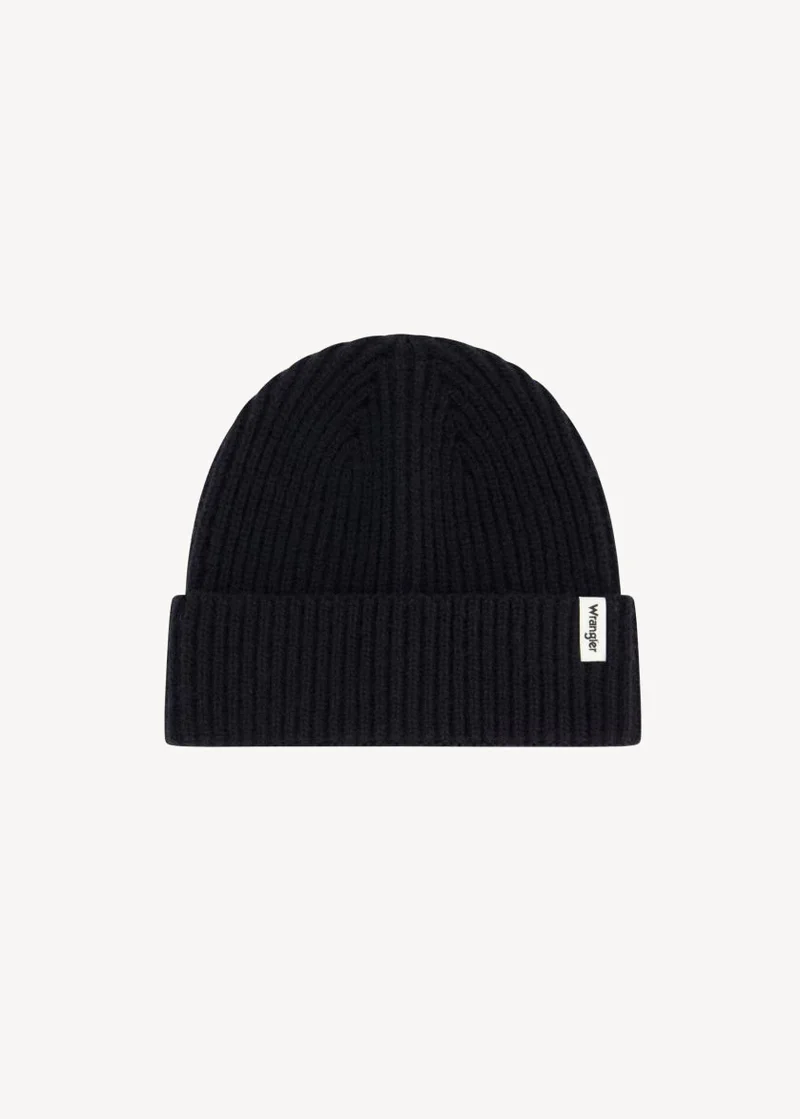 Wrangler Rib Beanie Black