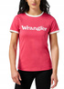 Wrangler Ringer Tee Raspberry Wine