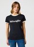 Wrangler Ringer Tee Black - 112355288