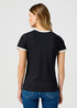 Wrangler Ringer Tee Black