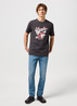 Wrangler Americana Tee Washed Black - 112350455