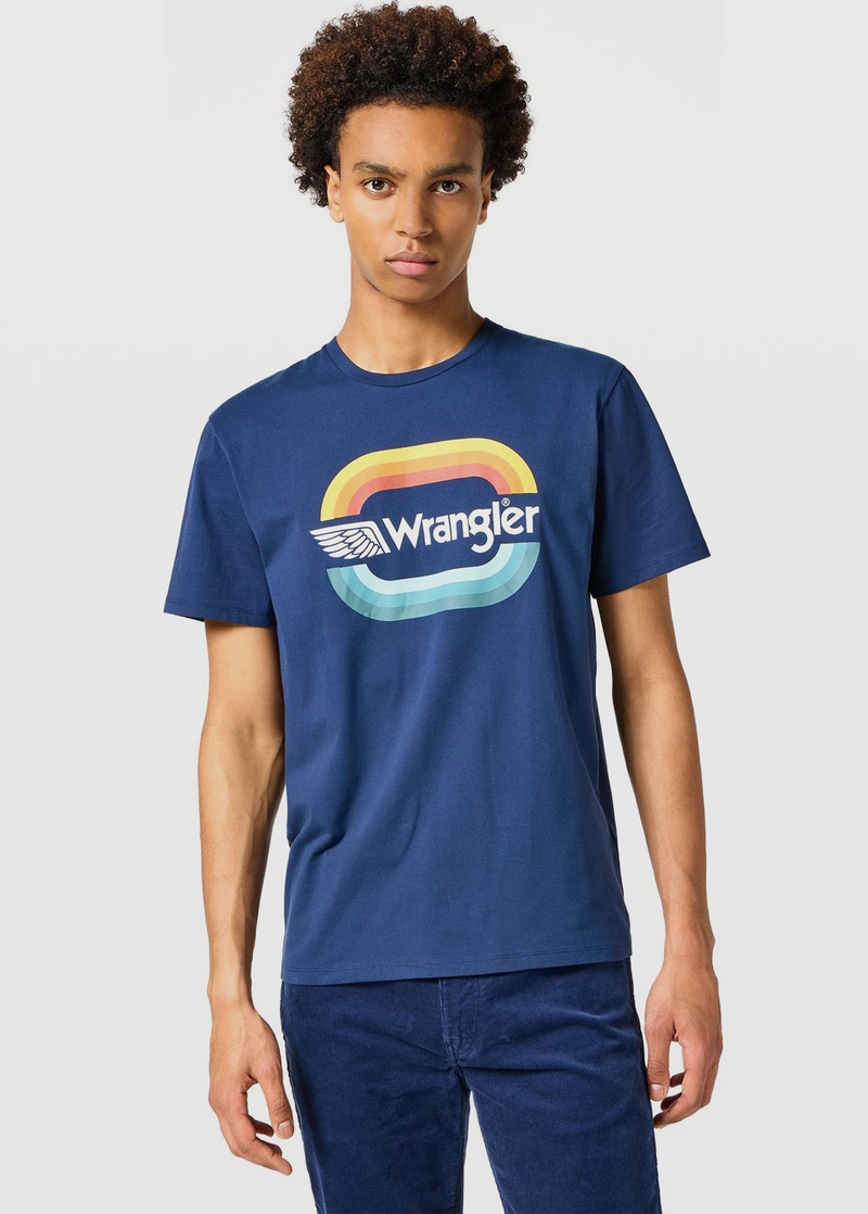 Wrangler Graphic Tee Navy - 112355061