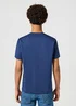 Wrangler Logo Tee Navy