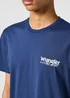 Wrangler Logo Tee Navy