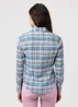 Wrangler Regular Western Shirt Cerulean Check