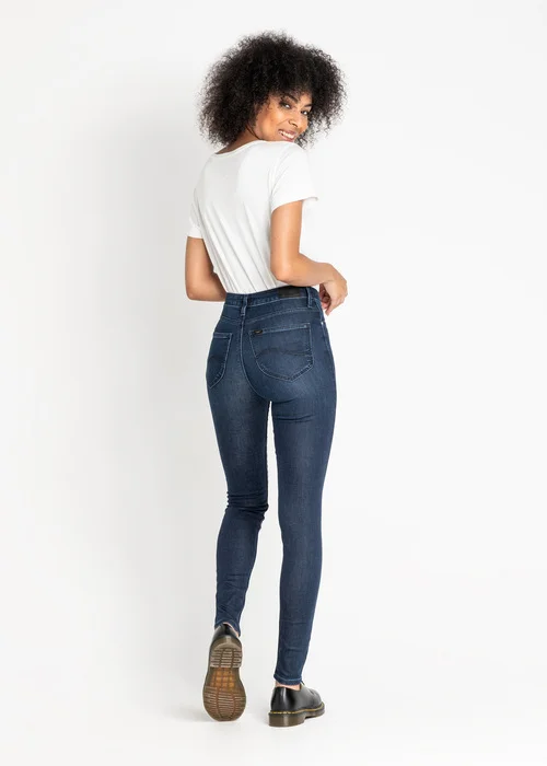 Lee Scarlett High Skinny Polished Indigo