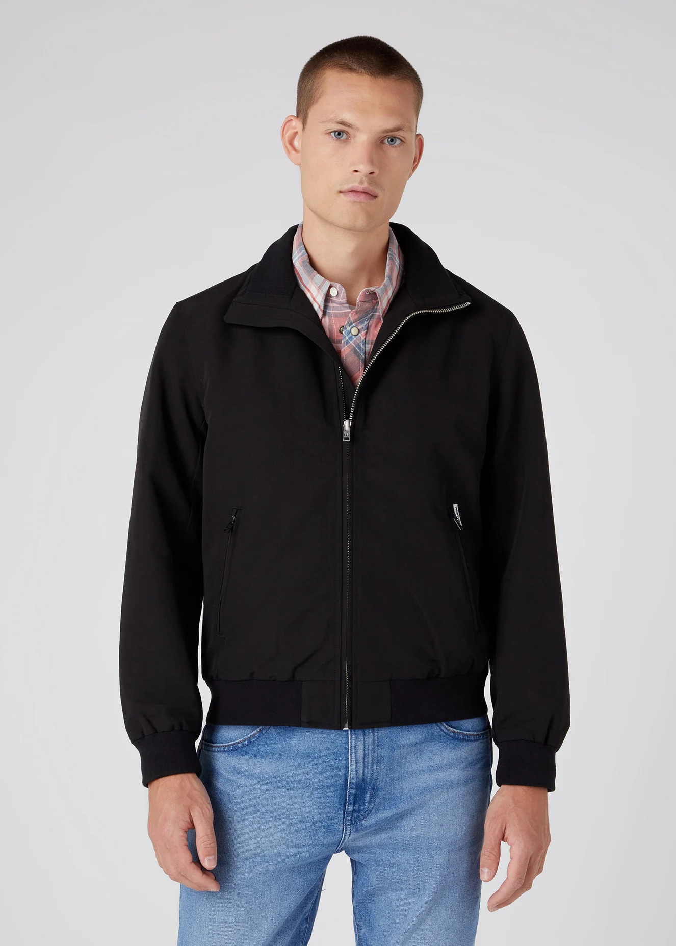 Wrangler Harrington Jacket Black - W481WW100