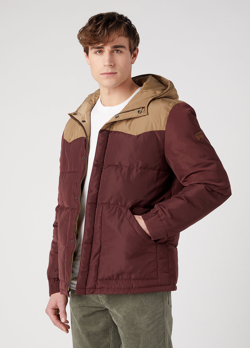 Wrangler Puffer Jacket Dahlia - W40AWUH45