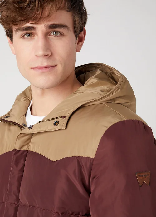 Wrangler Puffer Jacket Dahlia