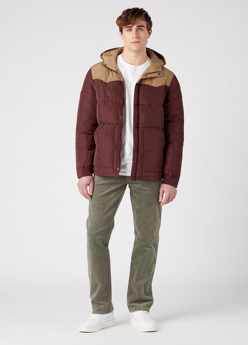 Wrangler Puffer Jacket Dahlia - W40AWUH45