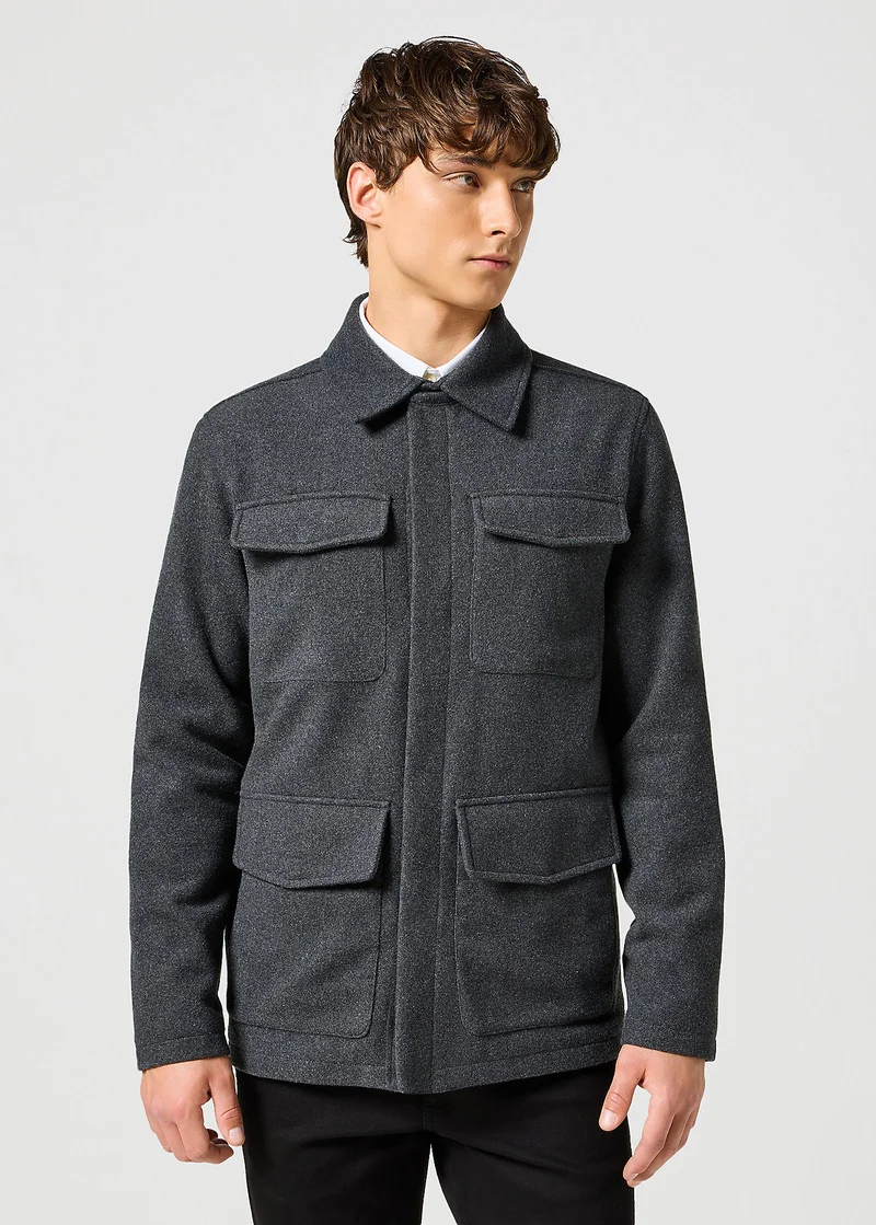 Wrangler Transitional Jacket Charcoal Heather