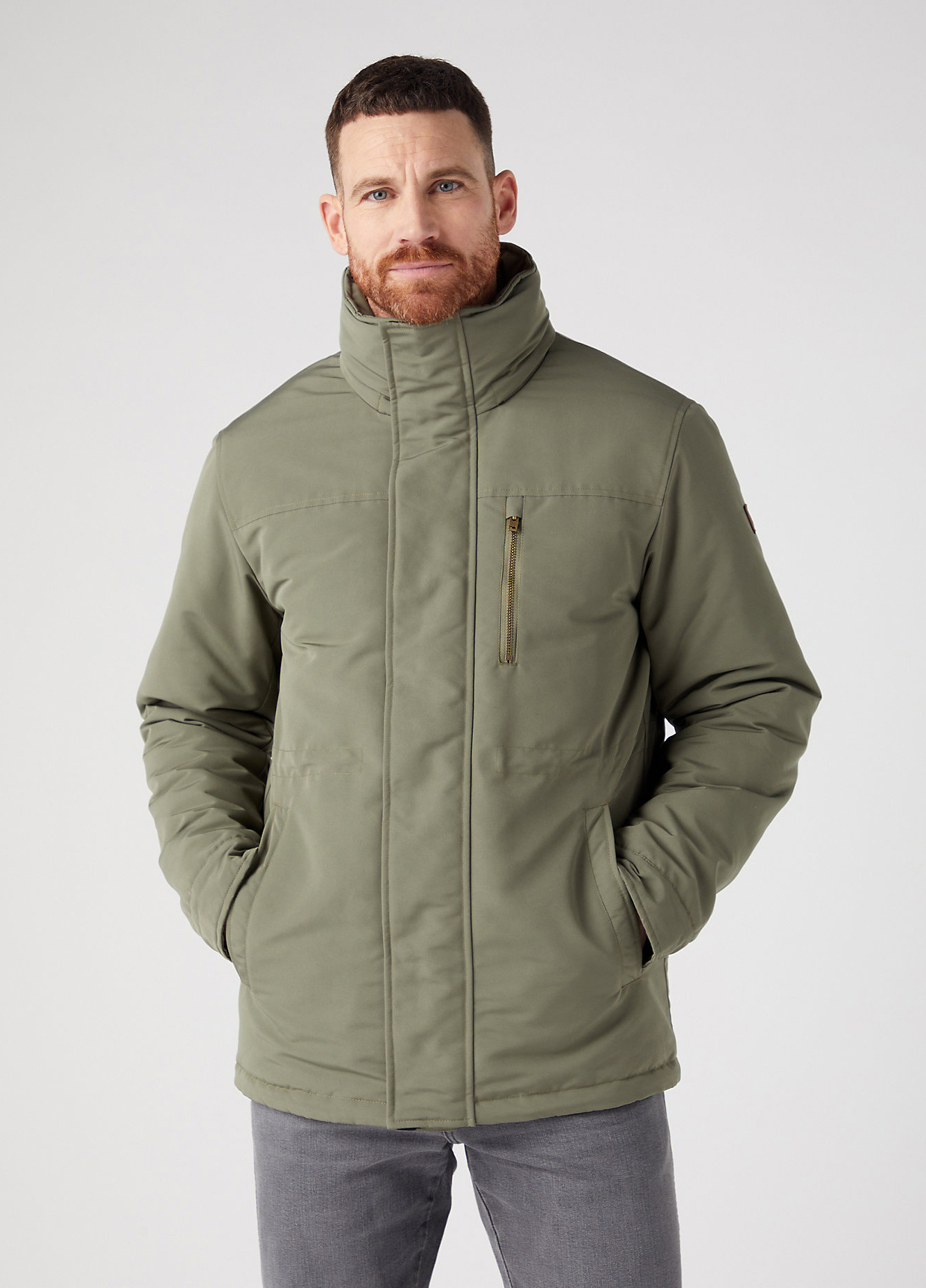 Wrangler Bodyguard Jacket Dusty Olive - W40BWWX45