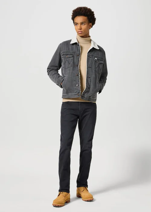 Wrangler Sherpa Jacket Jet Wash
