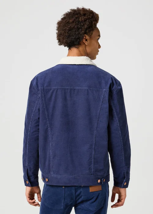 Wrangler Sherpa Jacket Black Iris