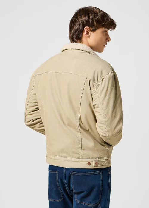 Wrangler Courdoy Sherpa Jacket Chinchilla