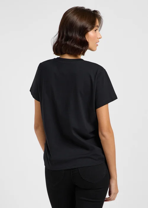 Lee Logo Pocket Tee Unionall Black