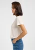 Lee V Neck Tee Ecru