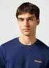 Wrangler Small Logo Crew Navy