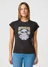Wrangler Shrunken Band Tee Faded Black