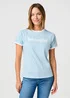 Wrangler Ringer Tee Dream Blue