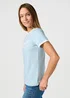 Wrangler Ringer Tee Dream Blue