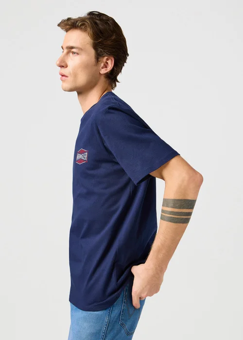 Wrangler Small Graphic Tee Navy