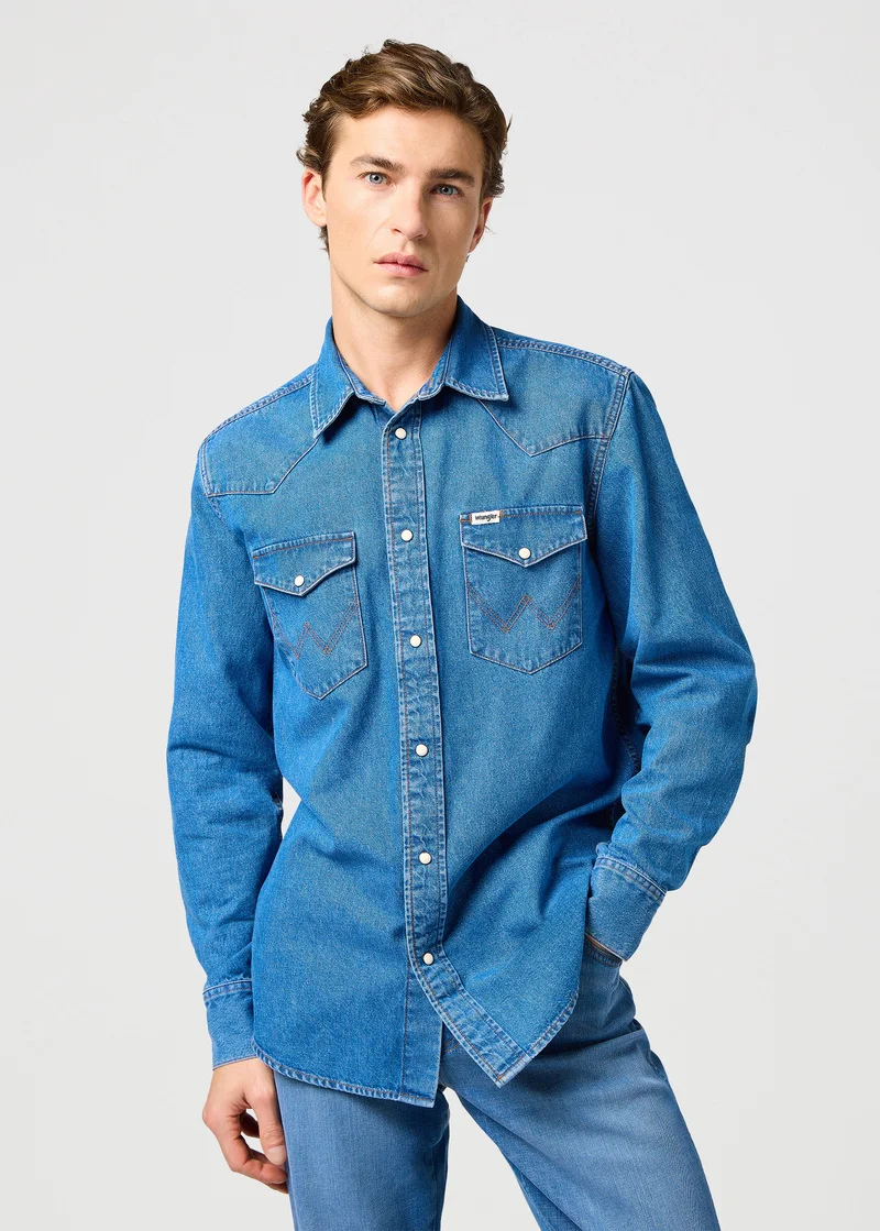 Wrangler Western Shirt Cool Mediun