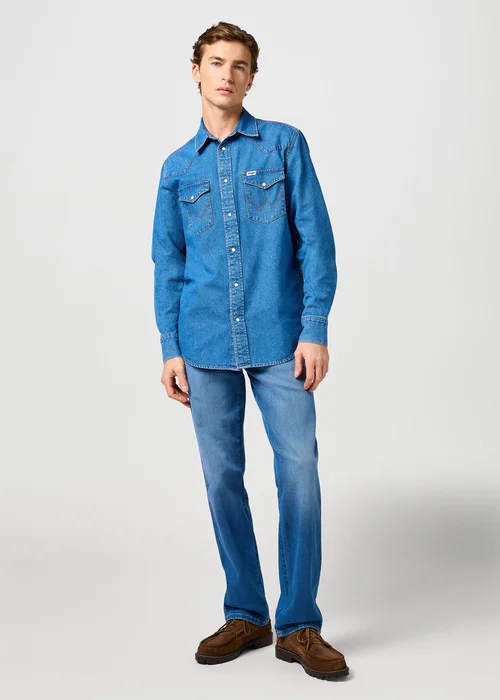 Wrangler Western Shirt Cool Mediun