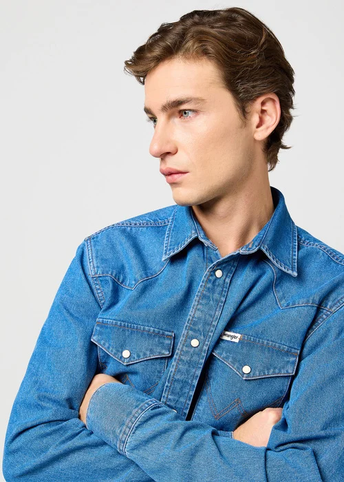 Wrangler Western Shirt Cool Mediun