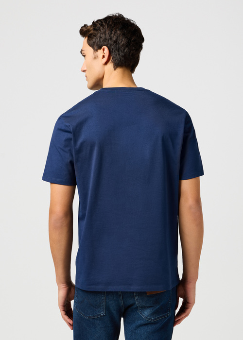 Wrangler Americana Tee Navy - 112362792