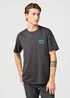 Wrangler Small Logo Tee Faded Black