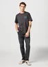 Wrangler Small Logo Tee Faded Black