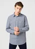 Wrangler One Pocket Shirt Navy Gingham